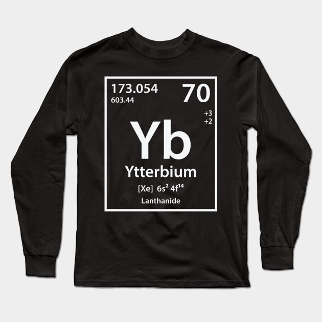Ytterbium Element Long Sleeve T-Shirt by cerebrands